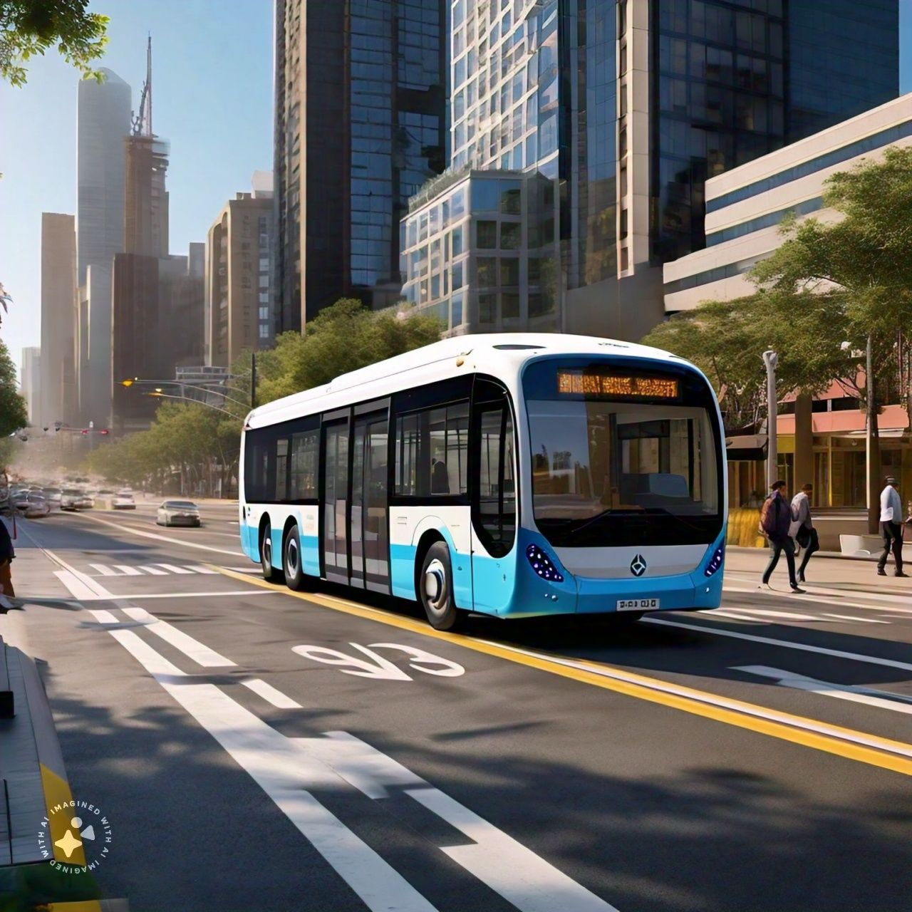 create image of this title "The Future of Transportation: Autonomous Vehicles and Smart Mobility